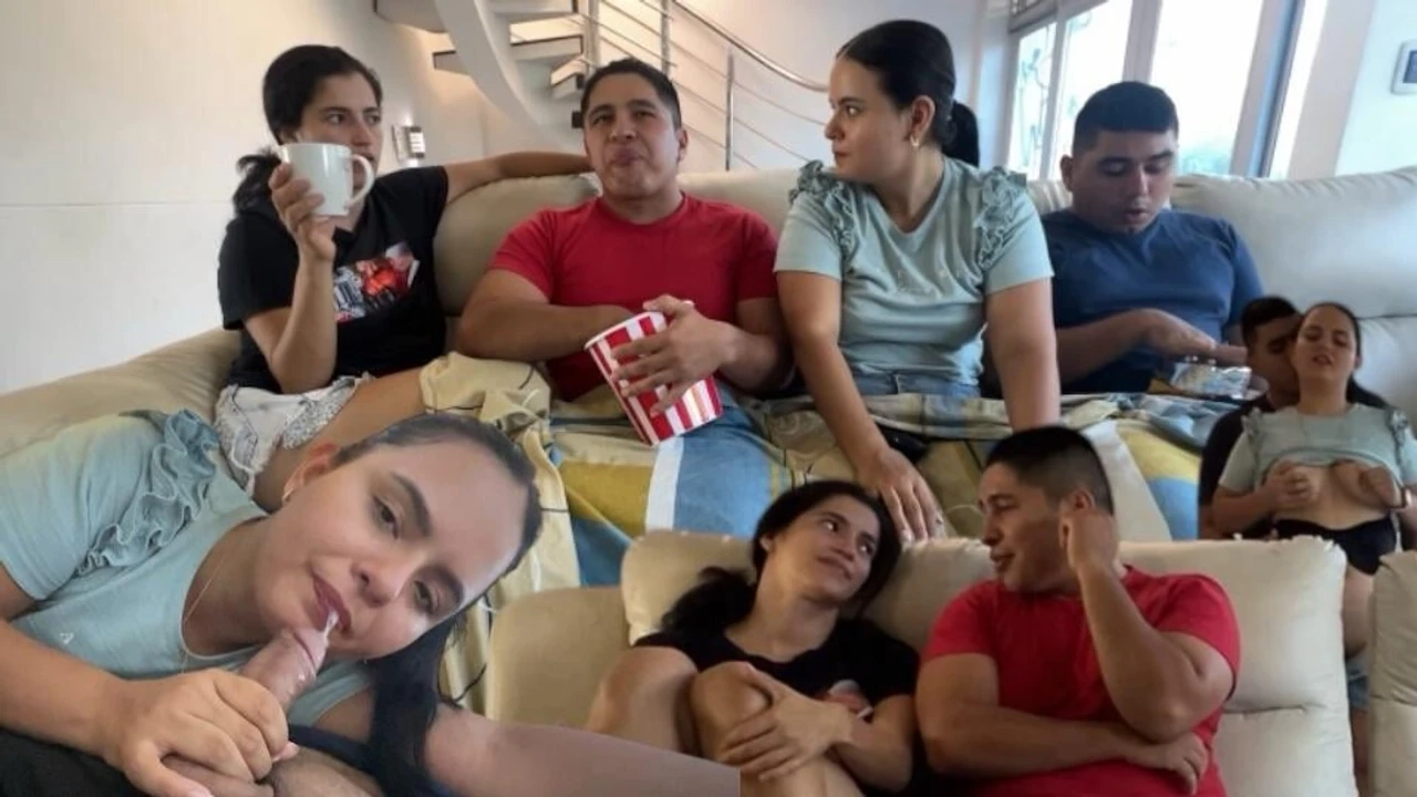 İlk kez grup yapan seksi çıtırların pornosu